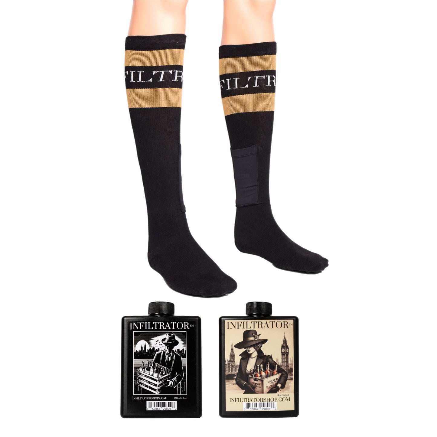 Socks & Flasks Combo