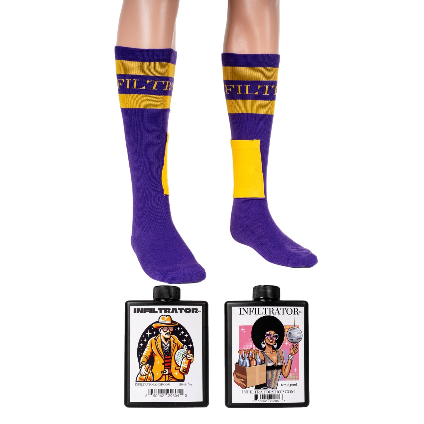 Socks & Flasks Combo