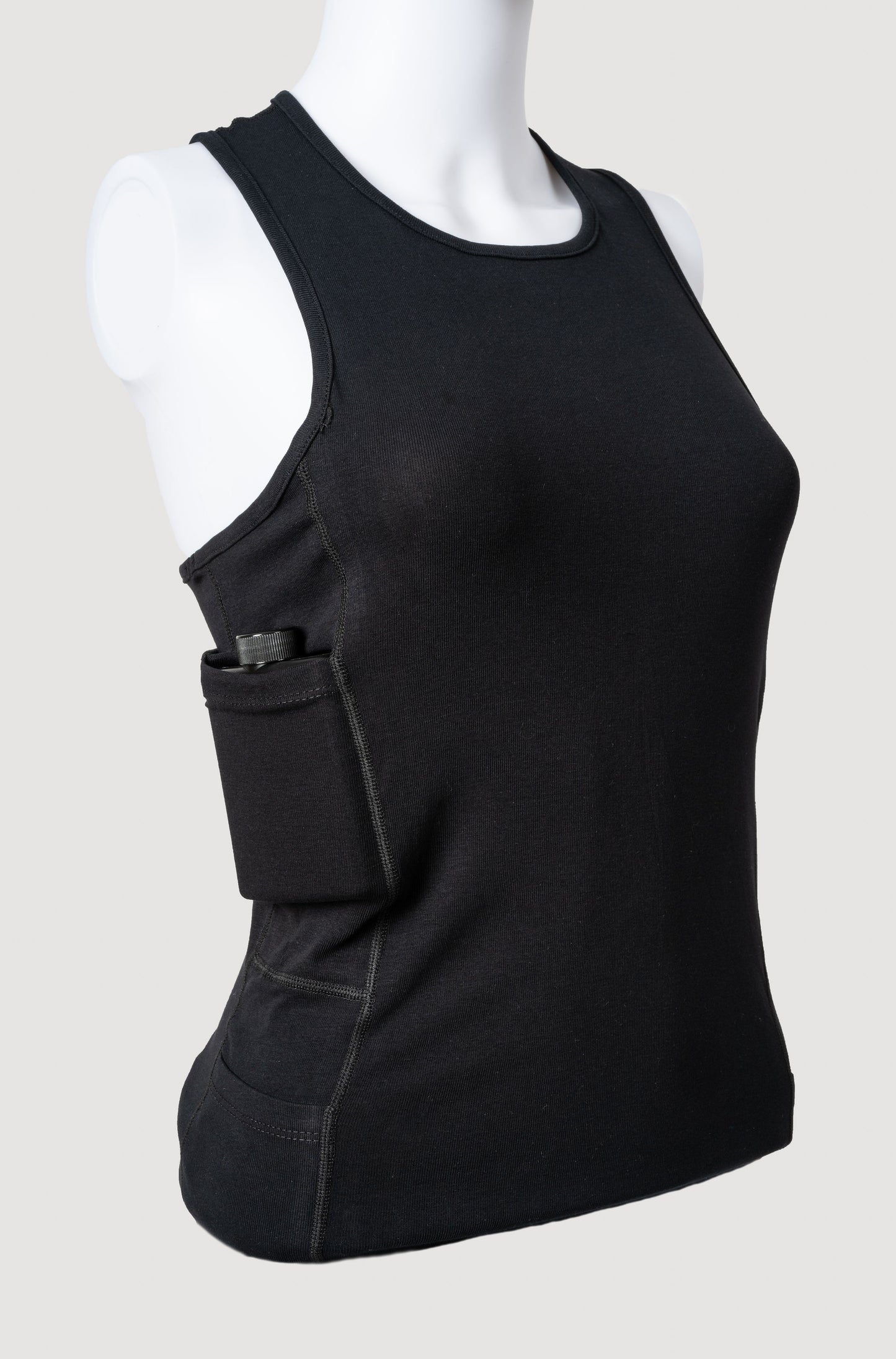 Women's Hidden Flask Tank Top: Smart Storage for Your Night Out