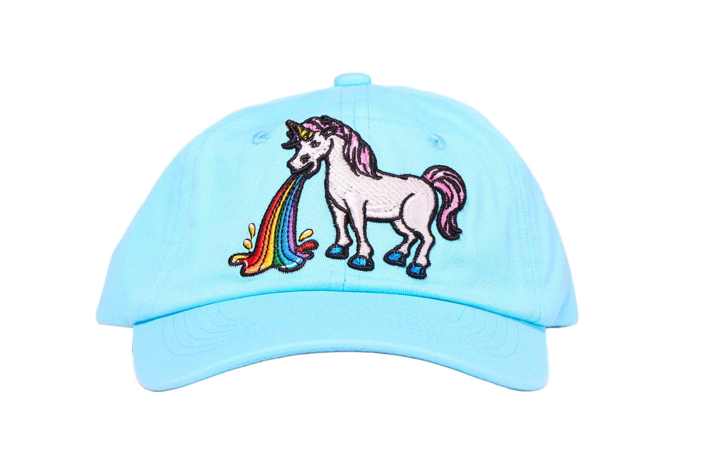 Unicorn Barfing a Rainbow (Dad hat)