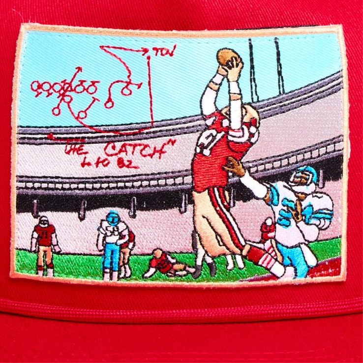 49ers / Niners - The Catch (Drawn)