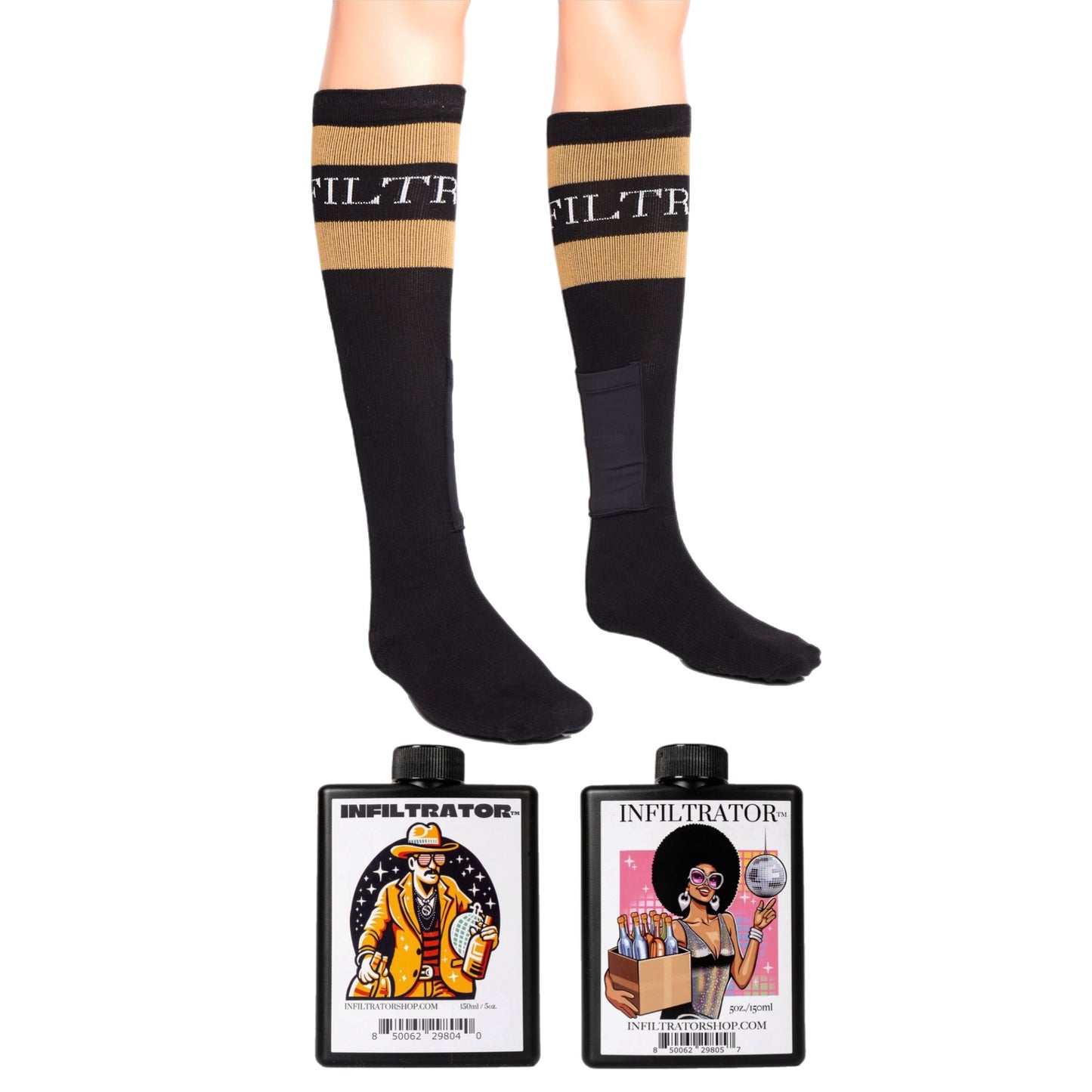 Socks & Flasks Combo