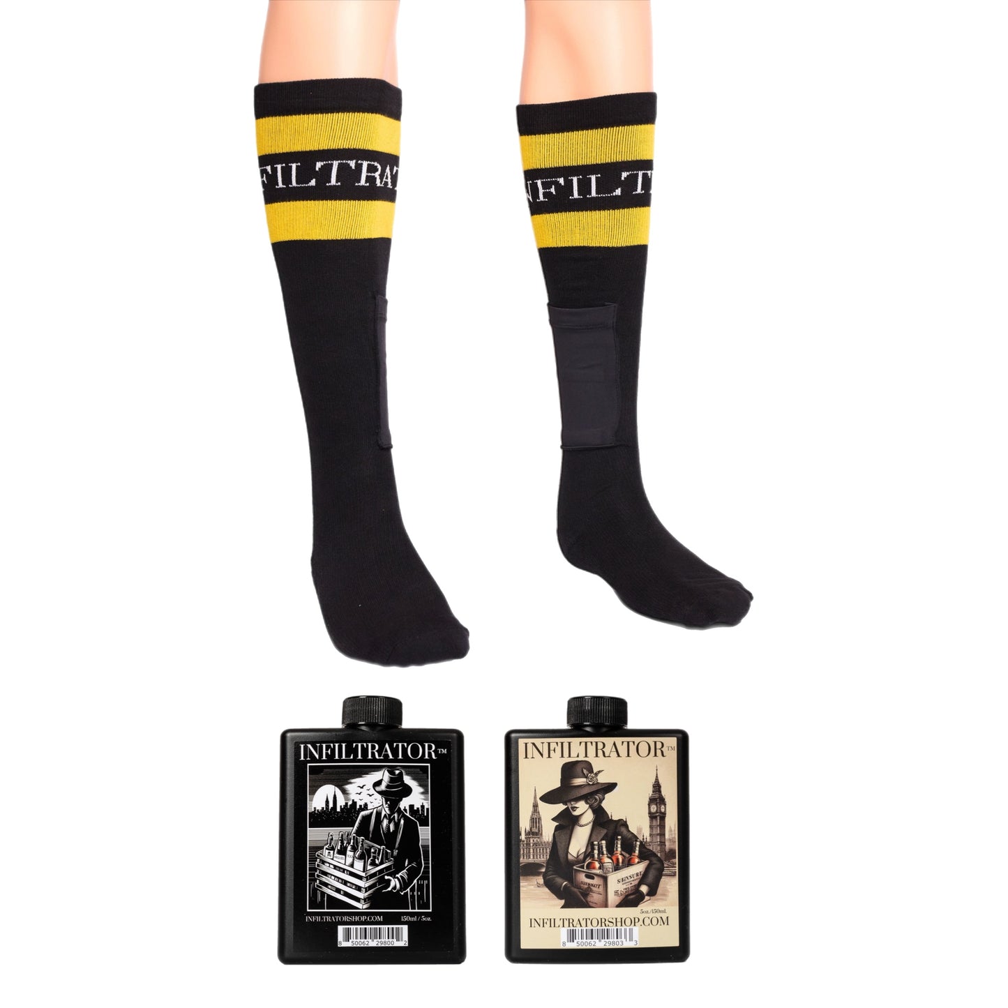 Socks & Flasks Combo