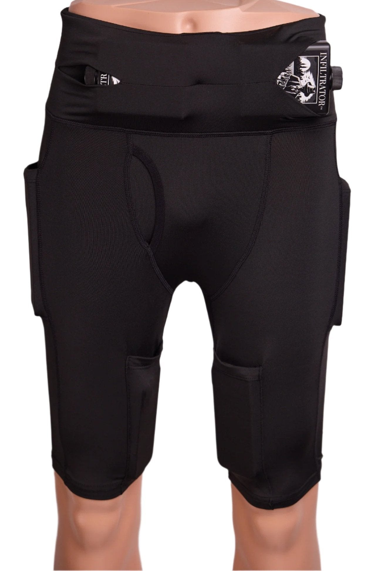 No-Zipper Shorts with Disco Pockets