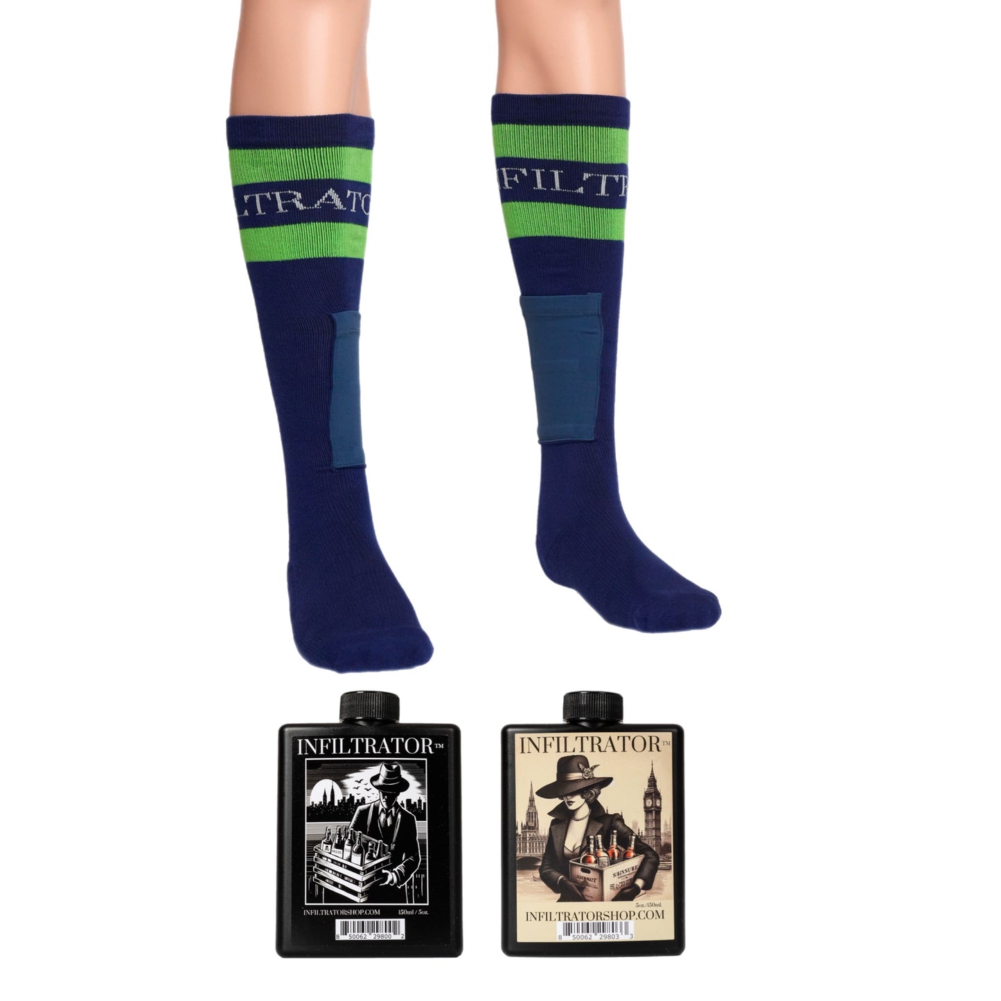 Socks & Flasks Combo