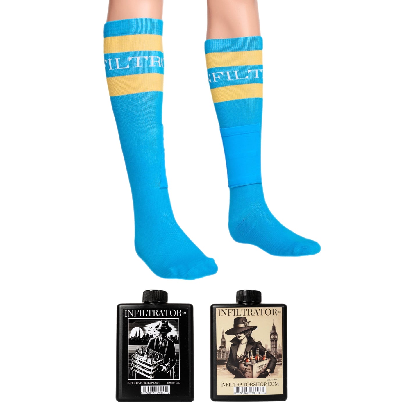 Socks & Flasks Combo