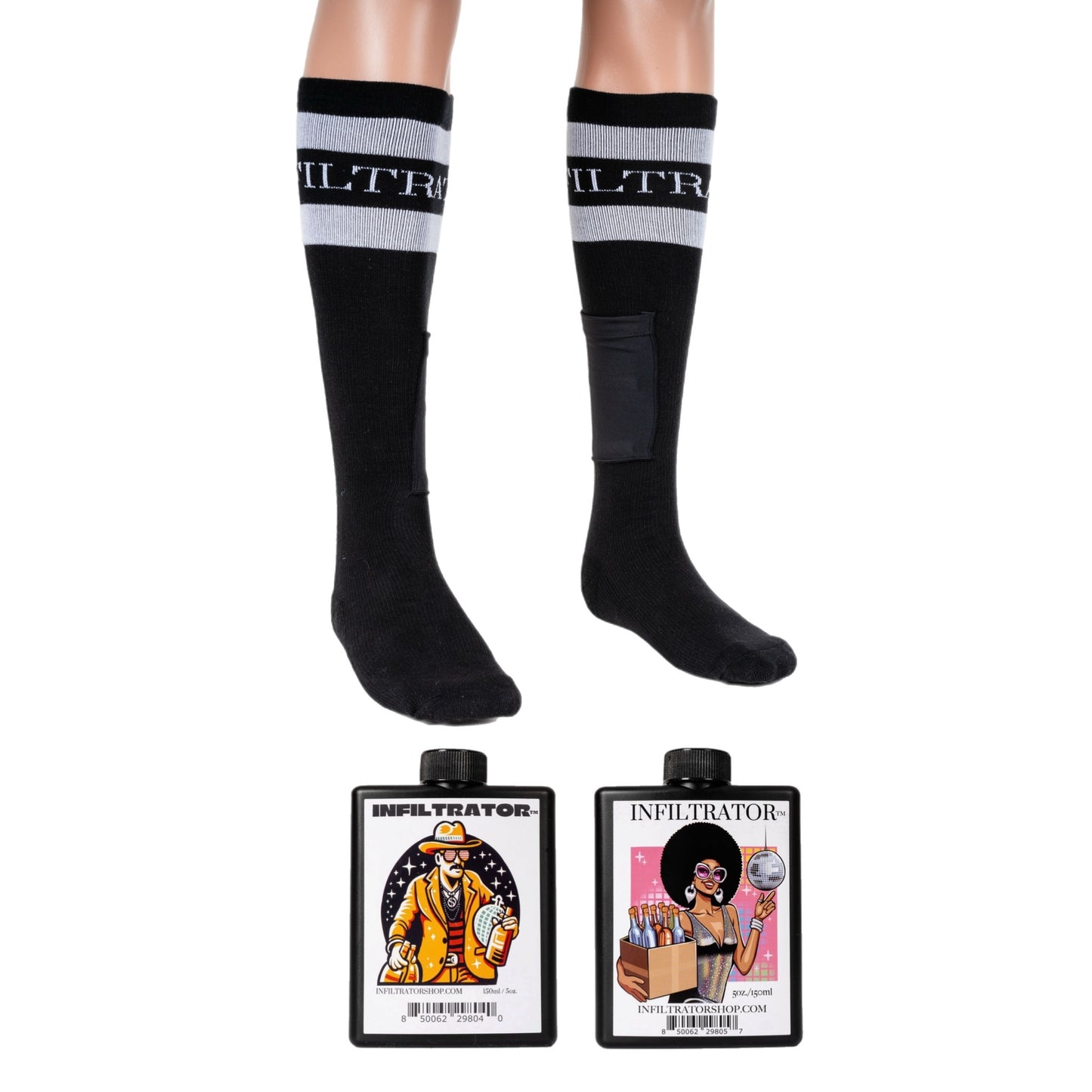 Socks & Flasks Combo