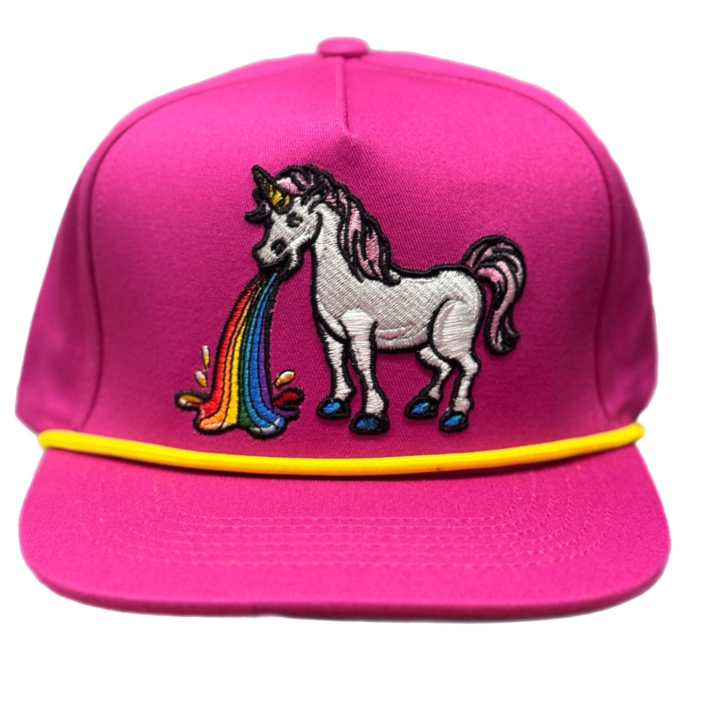 Unicorn Barfing a Rainbow (Flat Bill)