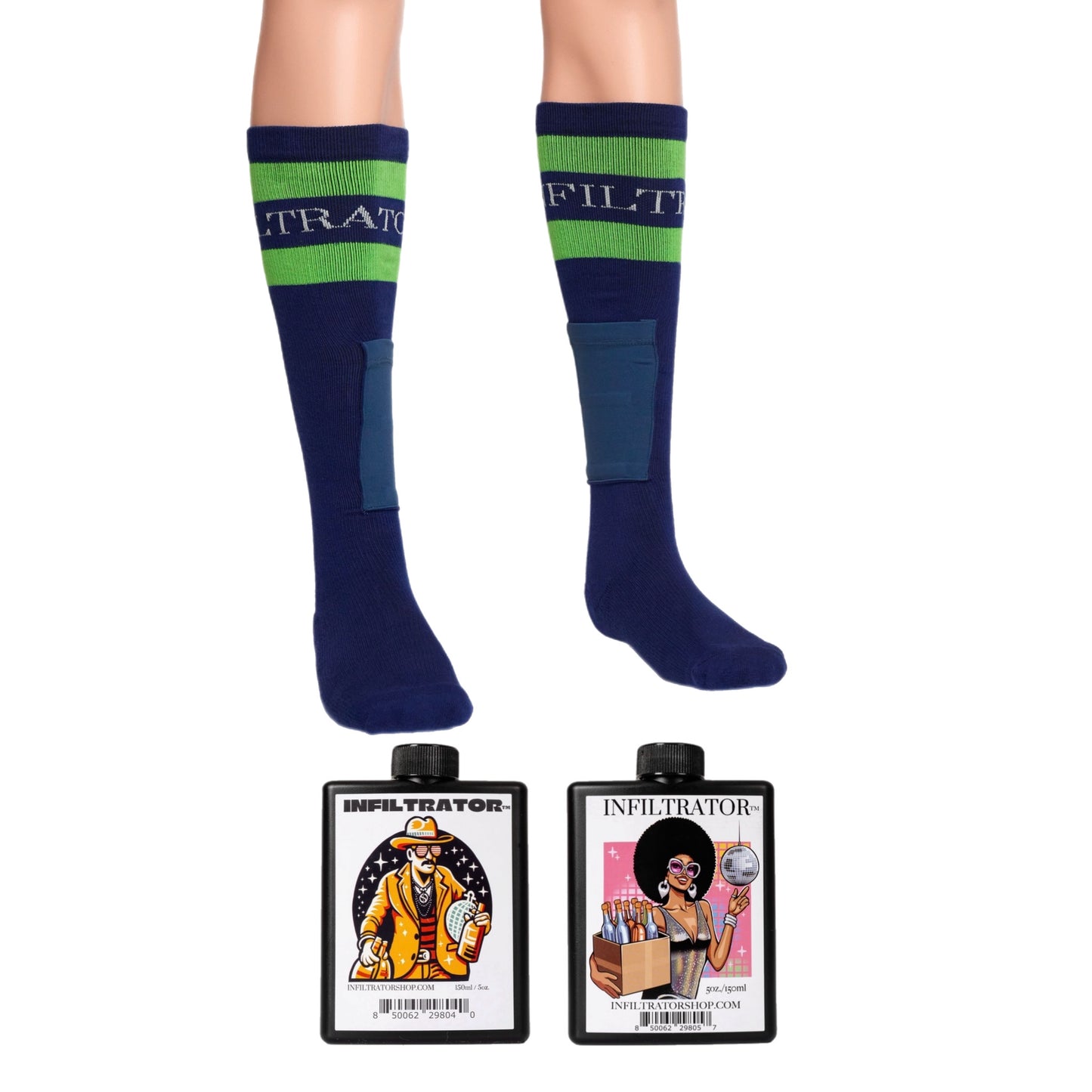 Socks & Flasks Combo