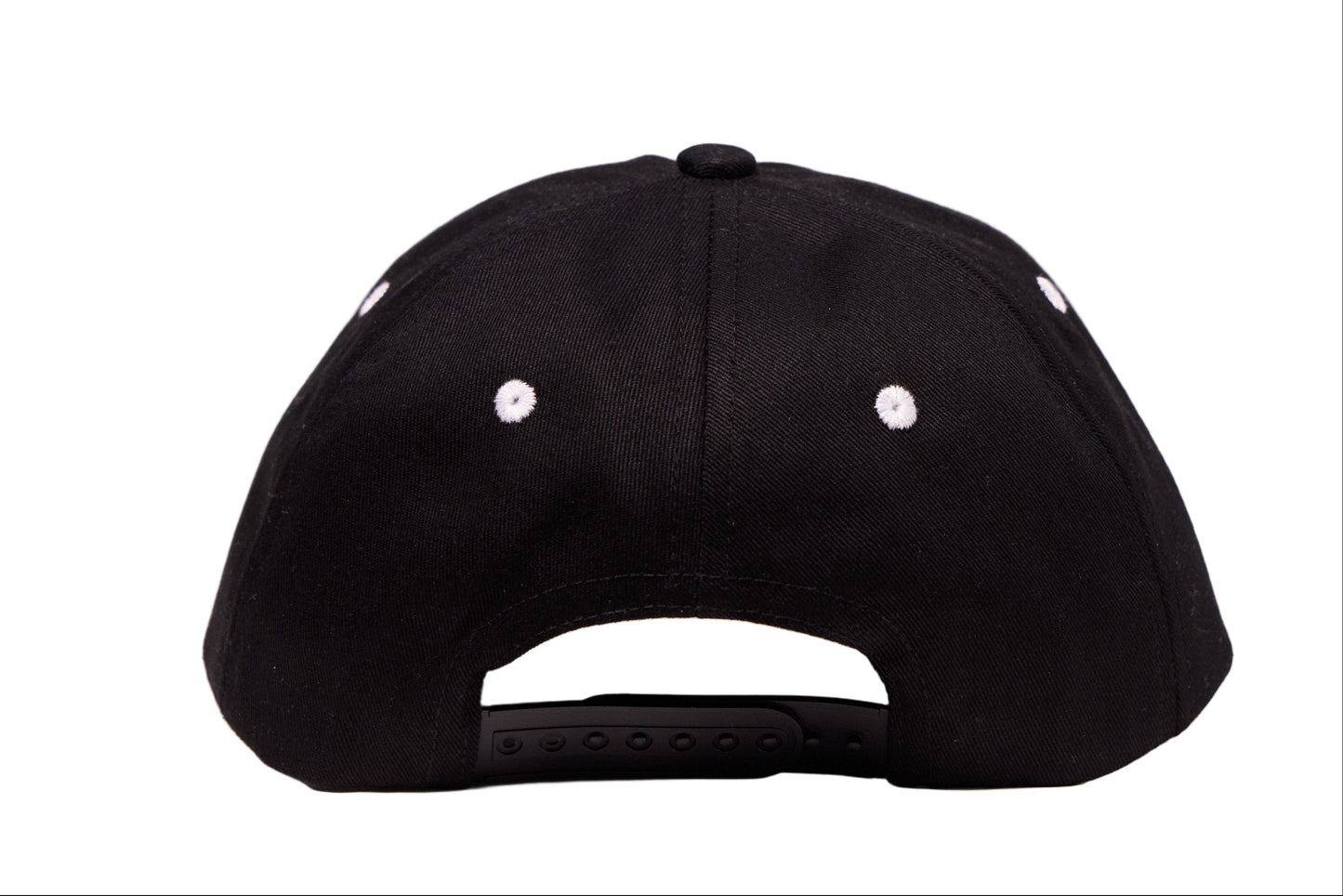 Black dad hat with white text script on a white background.  Text reads Caviar Bumps at the Afters