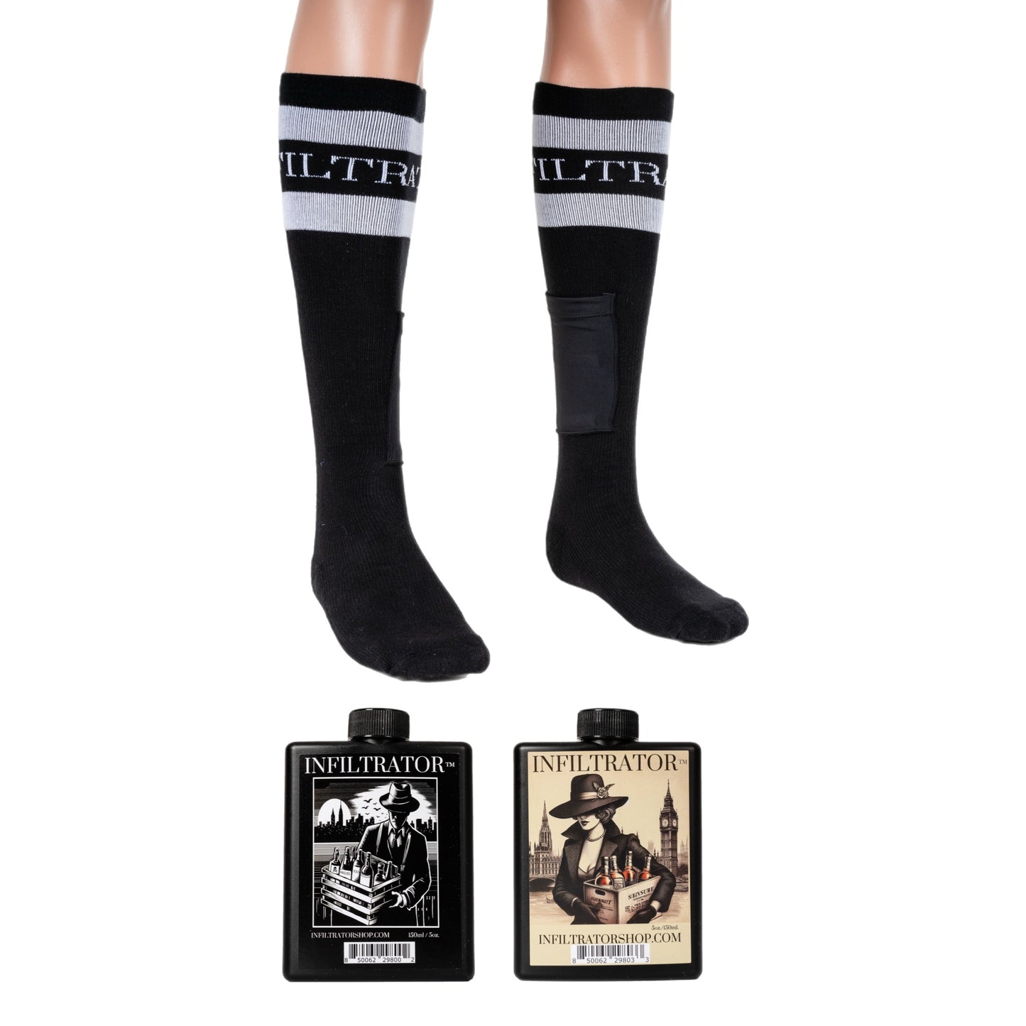 Socks & Flasks Combo
