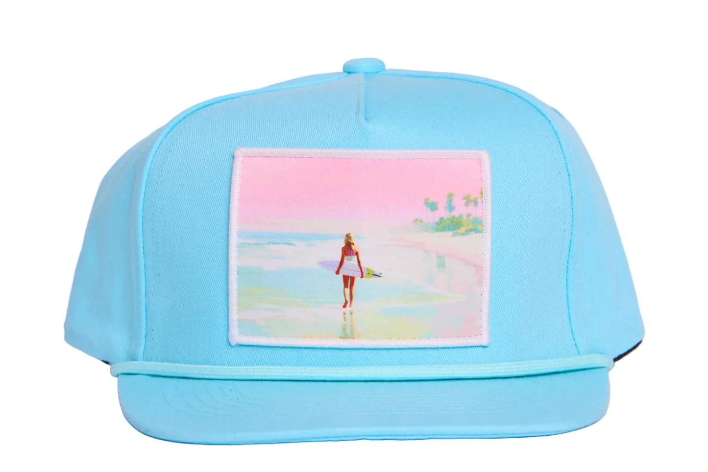 Beach Walk with Surfboard