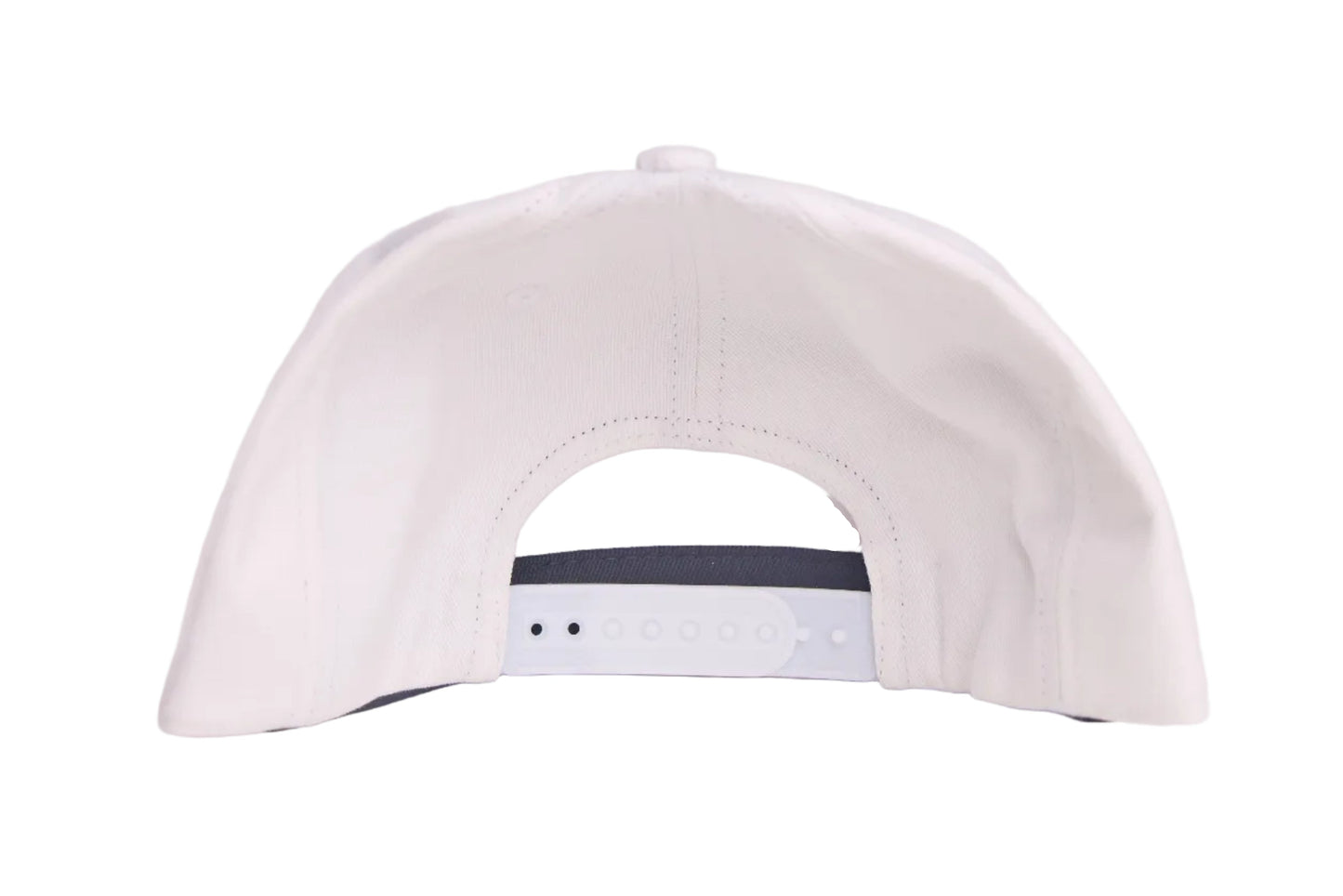 White hat with Bo Jackson patch on the front