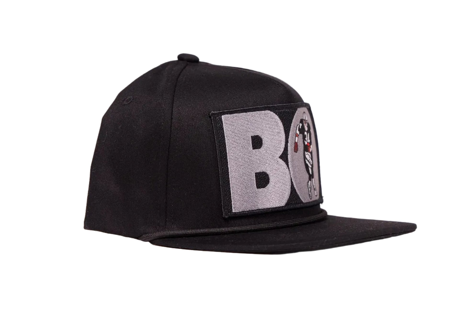 Black hat with Bo Jackson patch on the front