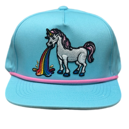 Unicorn Barfing a Rainbow (Flat Bill)