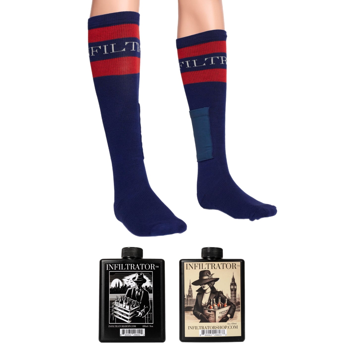 Socks & Flasks Combo