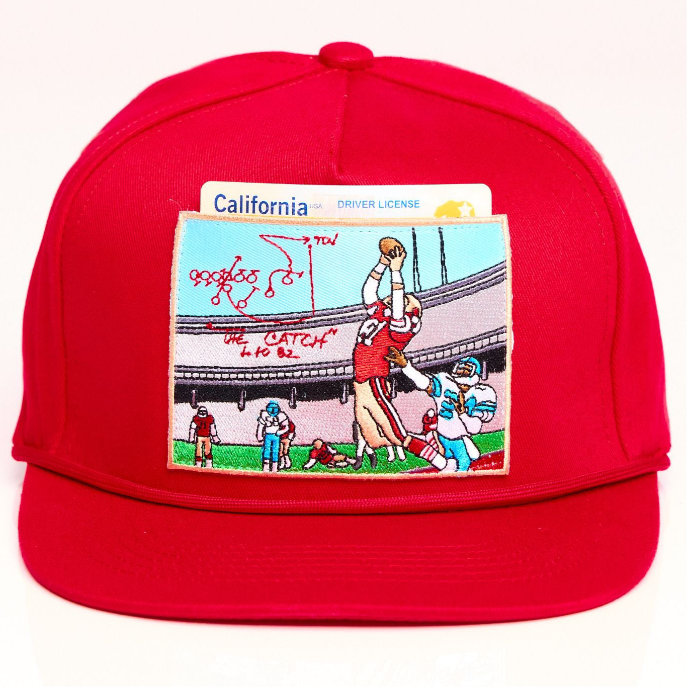 49ers / Niners - The Catch (Drawn)