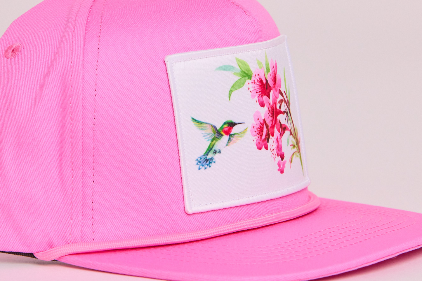 Hummingbird with Flowers
