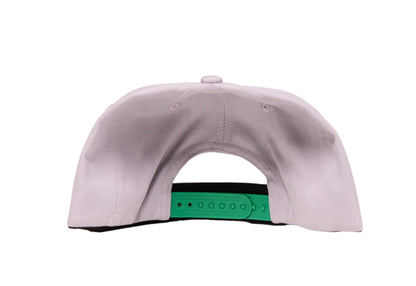 Grey hat featuring Saquon Barkley in his iconic backwards hurdle