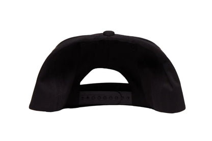 Black hat with a Poison Dart Frog embroidered patch