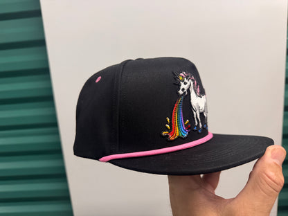 Unicorn Barfing a Rainbow (Flat Bill)