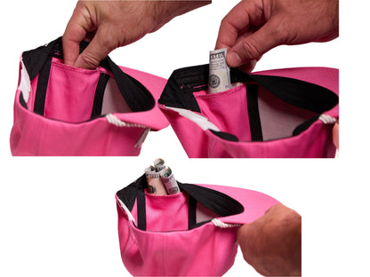 Every INFILTRATOR hat has two hidden pockets under the sweatband so you can keep your secrets.  