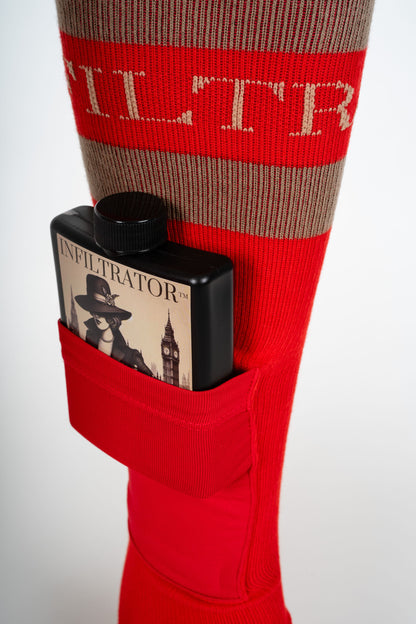 INFILTRATOR™ Socks with Hidden Flask Pocket