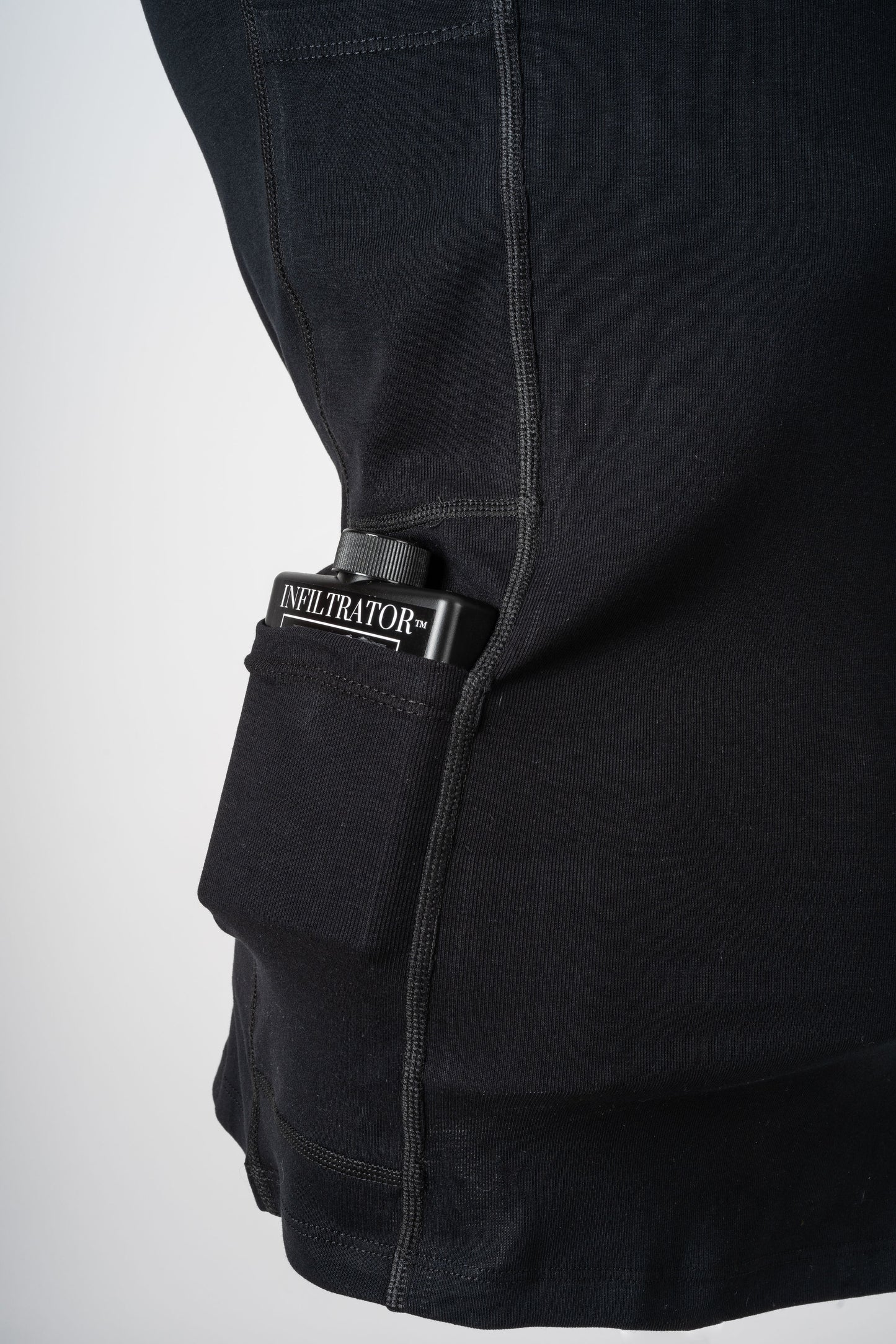 INFILTRATOR™ Men's Hidden Flask Tank Top: Smart Storage for Your Night Out