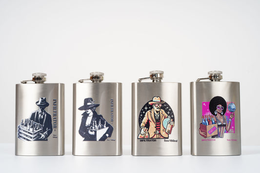 INFILTRATOR™️ Premium Stainless Steel Flask (5oz/150ML)