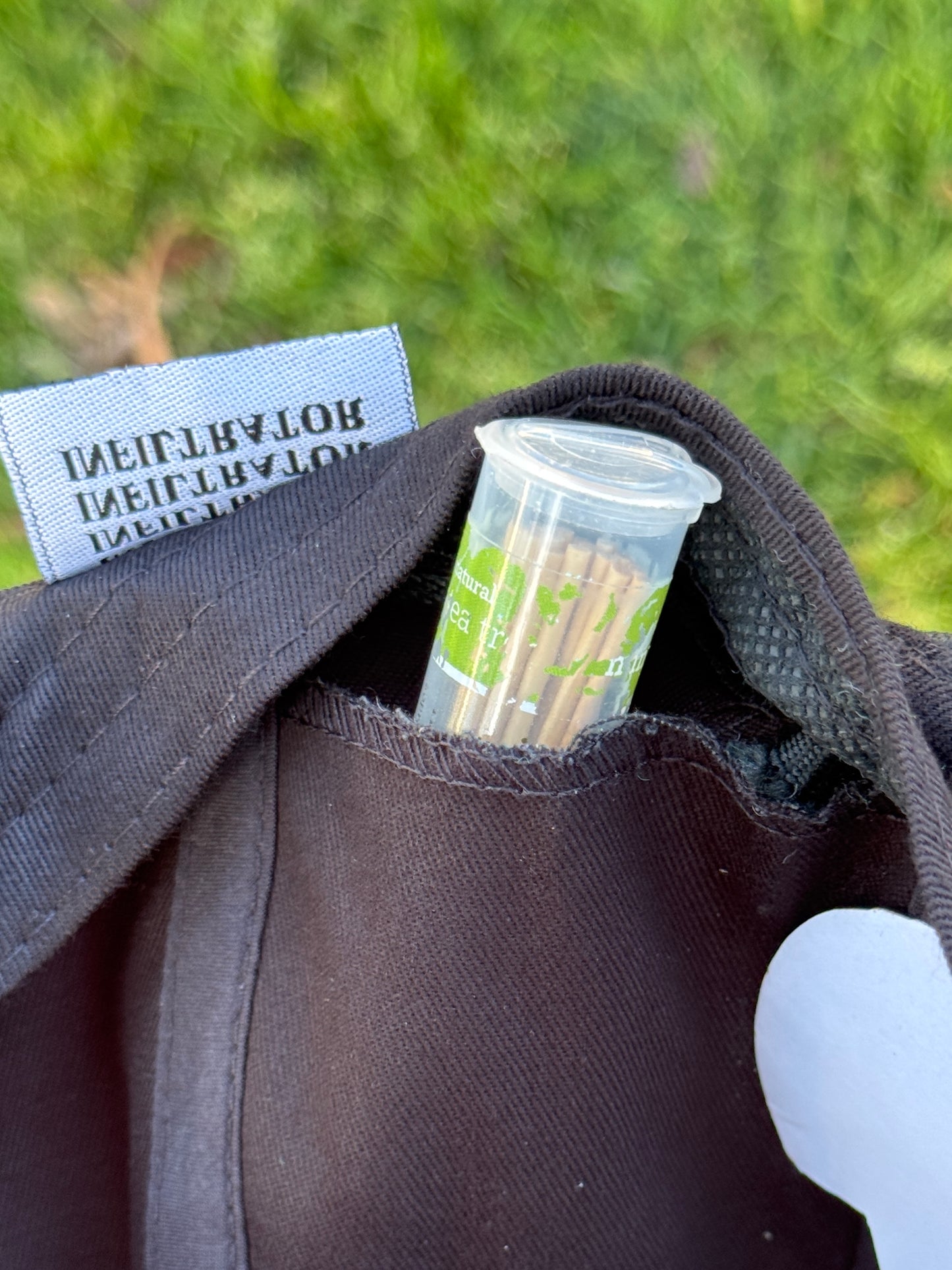 As always, every INFILTRATOR hat has two hidden pockets on the inside, perfect for cash, keys, jellybeans, or any other secrets you may have.