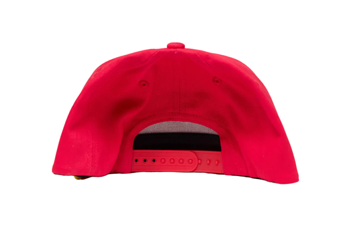 Red hat with George Kittle spiking a football with a Bang Bang 