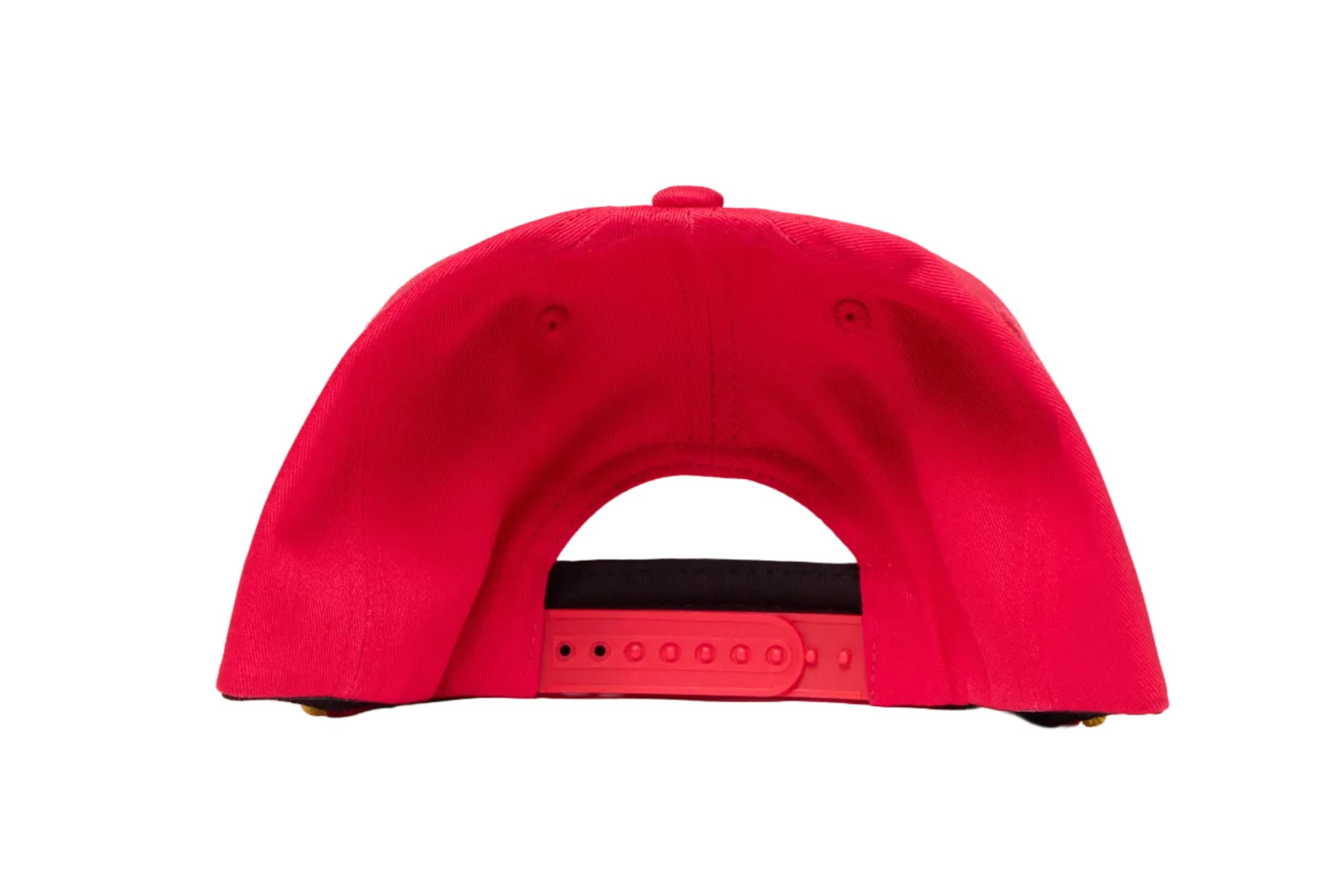 Red flat-bill hat with George Kittle spiking a football patch