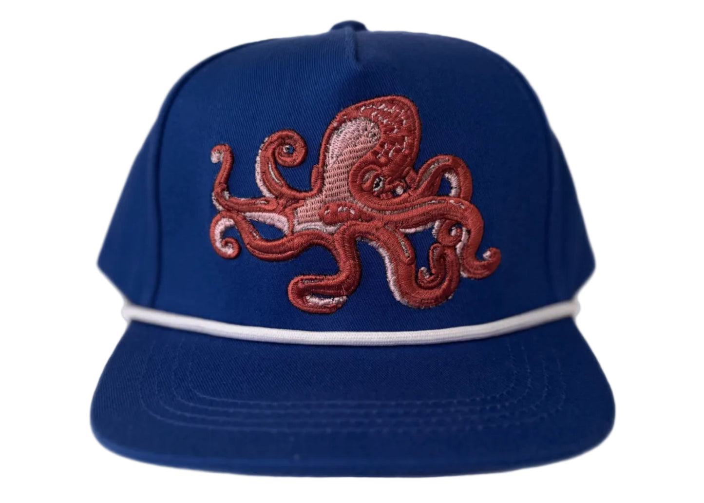 Octopus - Embroidered (Adult-Size Flat Bill)