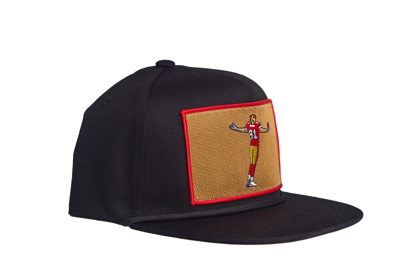 Black hat featuring a patch depicting Terrell Owens 