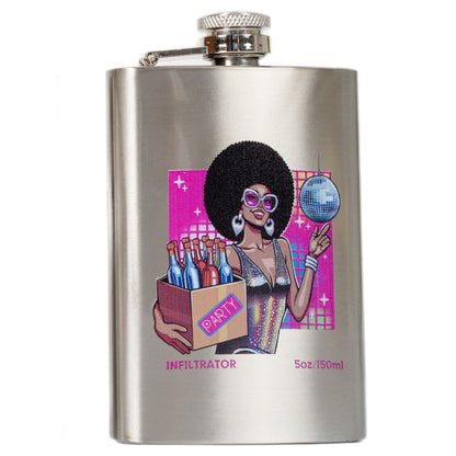 INFILTRATOR™️ Premium Stainless Steel Flask (5oz/150ML)