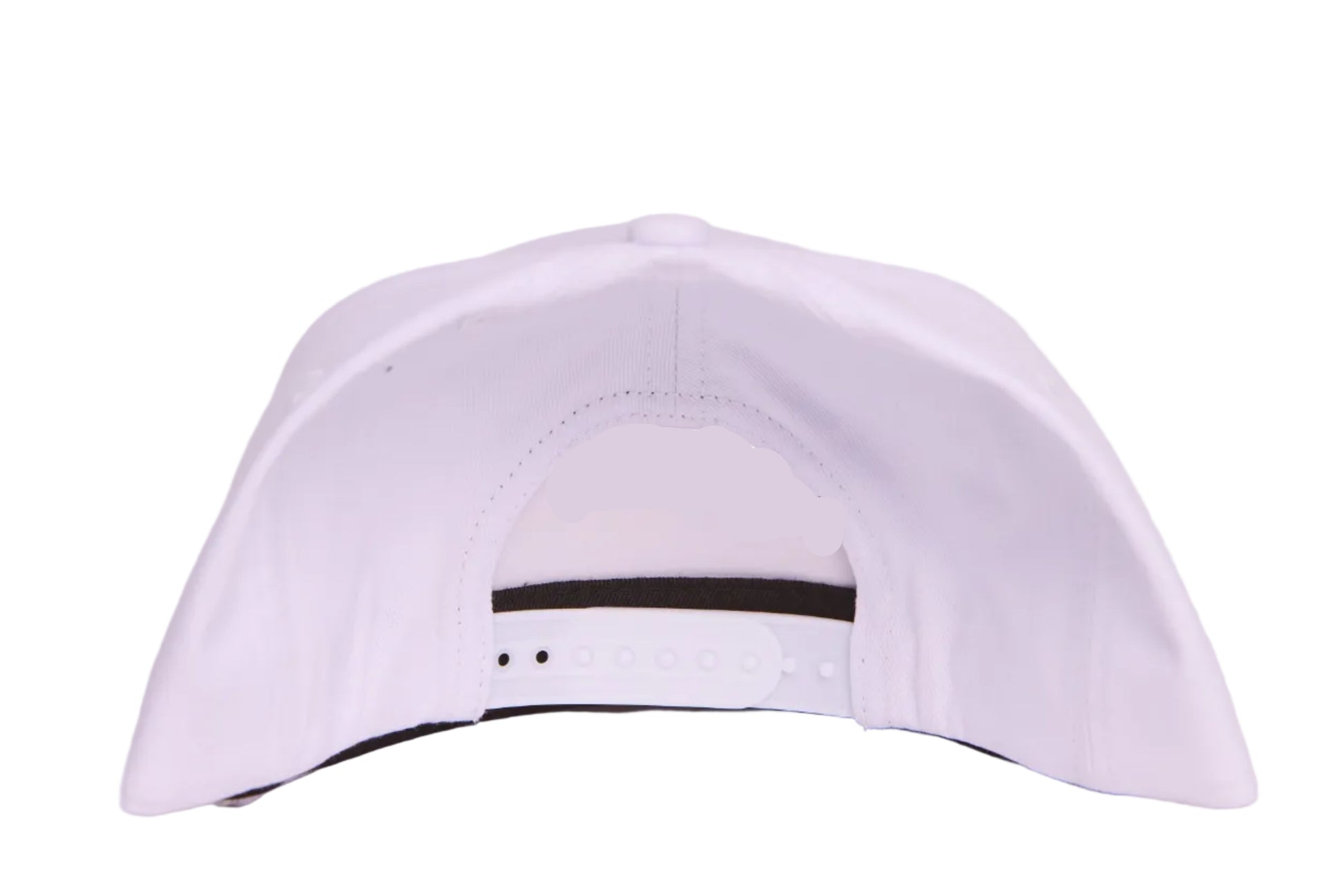 White hat featuring a photographic patch with an image of The Catch, the legendary touchdown caught by Dwight Clark of the 49ers