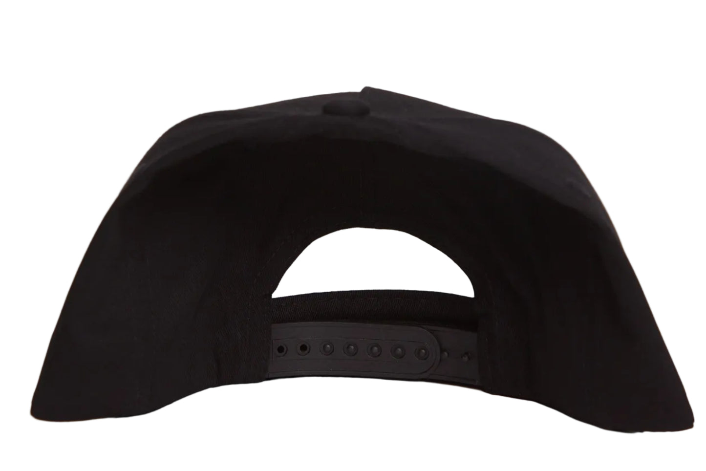 Black hat featuring closeup tiger face design patch