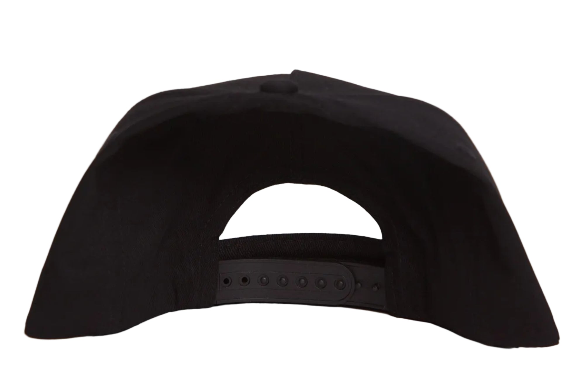 Black hat featuring closeup tiger face design patch