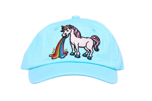 Unicorn Barfing a Rainbow (Dad hat)
