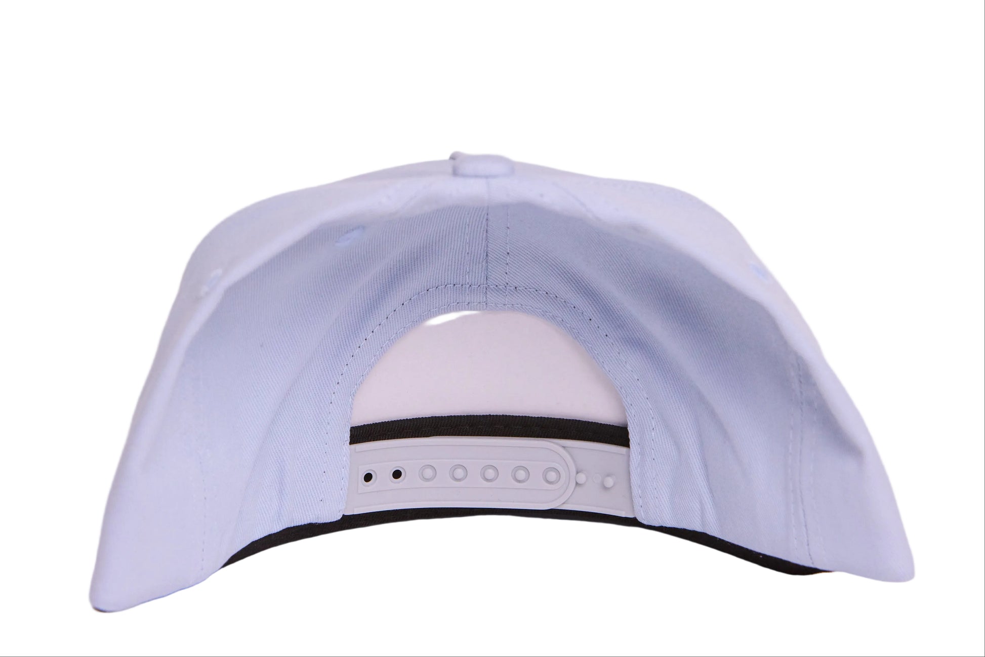 Grey flat-bill hat with a whale patch