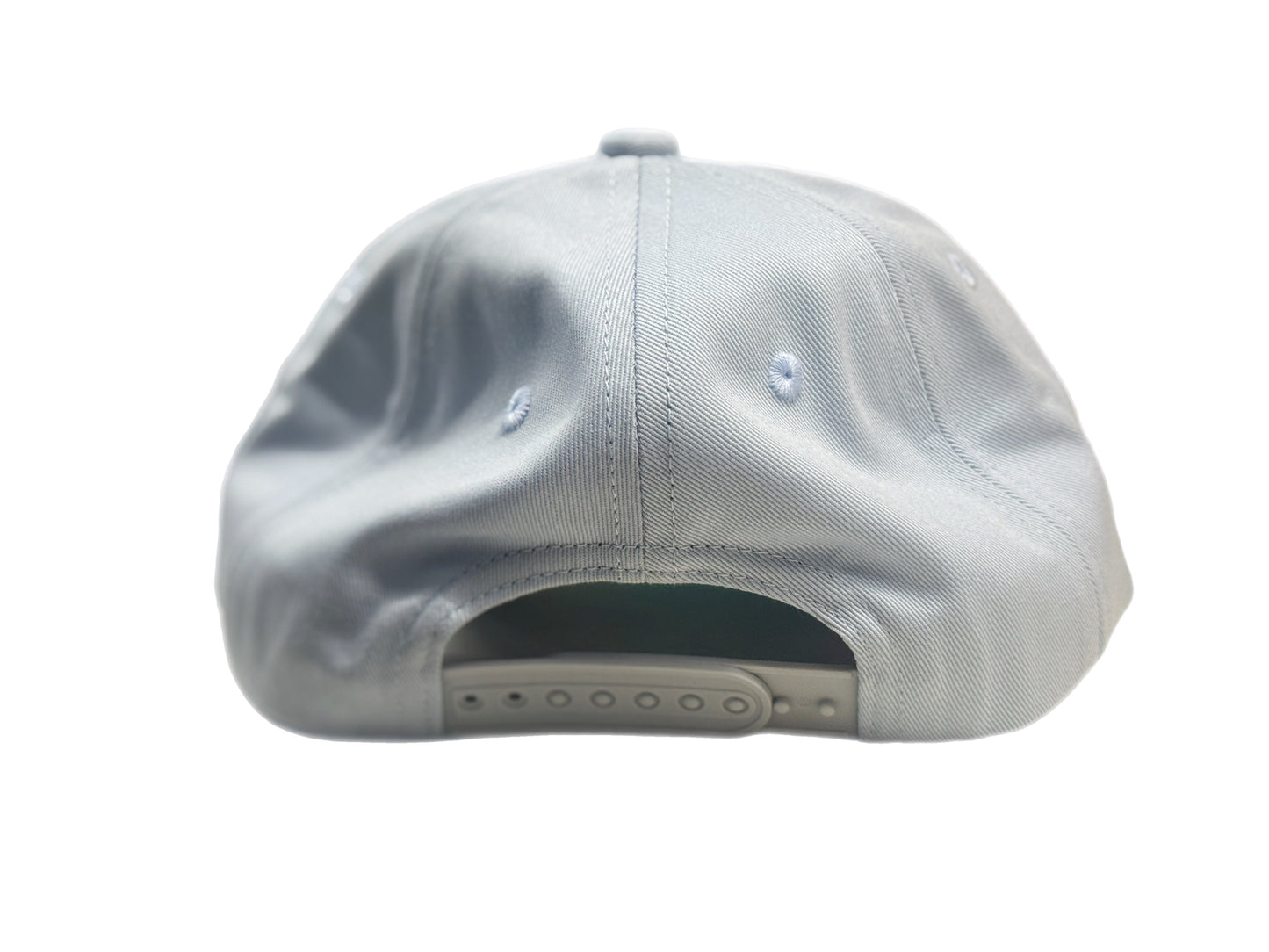Gray youth-size dad hat featuring a 3-D embroidered whale